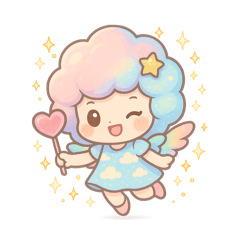 [LINEスタンプ] にじいろポッピー