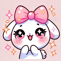 [LINEスタンプ] ゆるガーリーうさぎ2