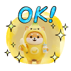 [LINEスタンプ] バナ柴＆豆柴3兄弟からお返事します。