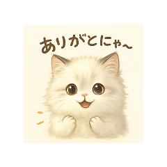 [LINEスタンプ] きゅるきゅるにゃんこ あいさつ