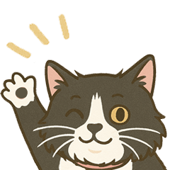 [LINEスタンプ] 地獄猫アバスさん イラスト編