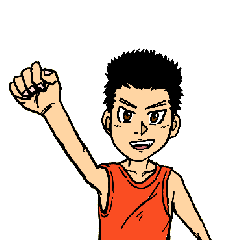 [LINEスタンプ] げんげんげんきくんの画像（メイン）