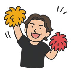 [LINEスタンプ] 無口だけどやさしいおじさん