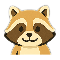 [LINEスタンプ] アライグマai