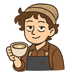 [LINEスタンプ] 職場バリスタ・ラテの日常