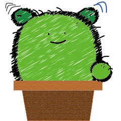 [LINEスタンプ] ぐいーんさぼてん