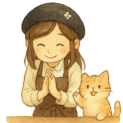 [LINEスタンプ] 彼女と猫のコーヒー時間