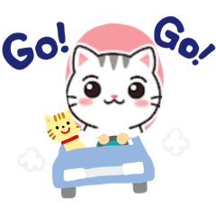 [LINEスタンプ] 行くよ、どんどんいくよ