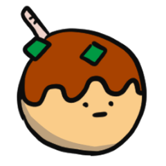 [LINEスタンプ] おいしいたこ焼き