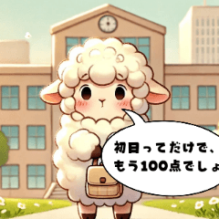 [LINEスタンプ] がんばるって、照れる。
