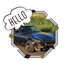 [LINEスタンプ] 愛車スタンプ_旧車_01_n_fz_1970_N.S