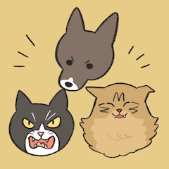 [LINEスタンプ] バナクロびチャ起き