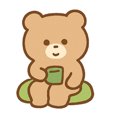 [LINEスタンプ] 熊と私