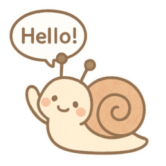 [LINEスタンプ] 表情ゆたか♪かたつむりスタンプ