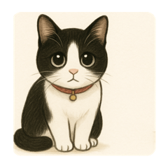 [LINEスタンプ] ハチワレにゃんずの日常の画像（メイン）