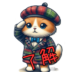 [LINEスタンプ] スコティッシュの日常ごあいさつ
