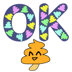[LINEスタンプ] うんきのこ 第3話 うんこ お友達ができる