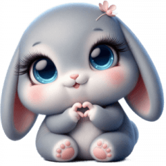 [LINEスタンプ] 愛うさちゃんの喜怒哀楽
