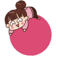 [LINEスタンプ] ももやまももこ