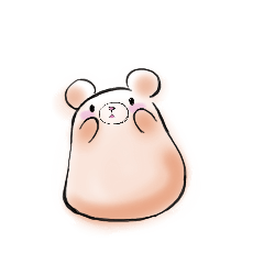 [LINEスタンプ] うちきなくまこ（春）