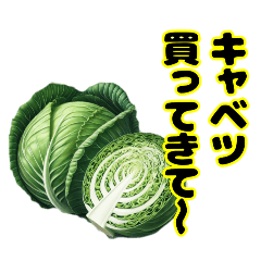 [LINEスタンプ] 買ってきてシリーズ（野菜編①）