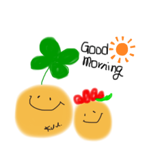 [LINEスタンプ] Kuuの粘土ちゃん