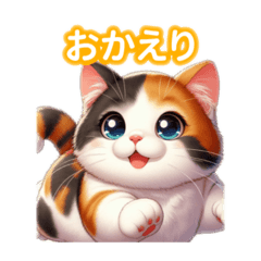 [LINEスタンプ] とにかくかわいい 三毛猫