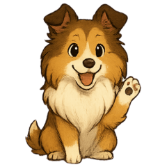 [LINEスタンプ] シェットランドシープドッグのスタンプ