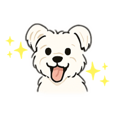 [LINEスタンプ] 顔で語る犬さま