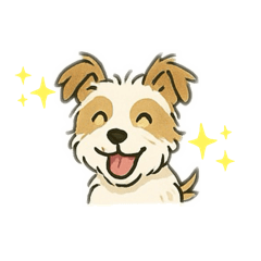 [LINEスタンプ] 顔で語る犬さま②