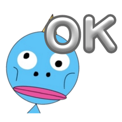 [LINEスタンプ] おもしろ人面魚の画像（メイン）