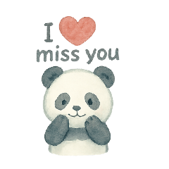 [LINEスタンプ] 水彩パンダ【Watercolor Panda Moods】