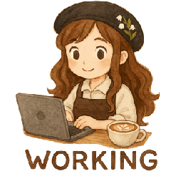 [LINEスタンプ] ラッキーガール1