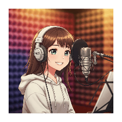 [LINEスタンプ] 声優のたまご、七転び八起き！