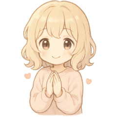 [LINEスタンプ] ふわふわのわたちゃん