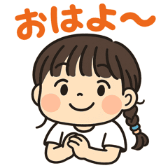 [LINEスタンプ] おあしす似顔絵シリーズ まみかの日常