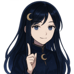 [LINEスタンプ] 不思議系少女ルナ
