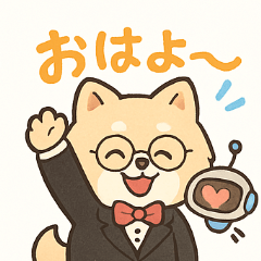 [LINEスタンプ] ポメ先生とドローン君の毎日スタンプ