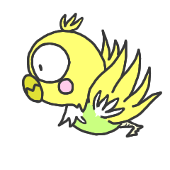 [LINEスタンプ] セキセイインコのぽーちゃん