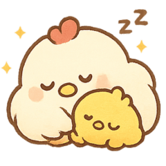 [LINEスタンプ] こっこ と ぴよ の親子