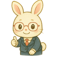 [LINEスタンプ] うさぎ秘書のうさこ