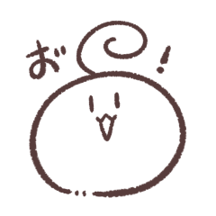 [LINEスタンプ] 心が折れた白いなにか