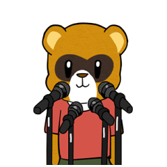 [LINEスタンプ] イタチの記者会見
