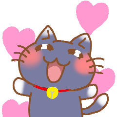 [LINEスタンプ] 癒やしの笑顔猫スタンプ（相模大野事業所）