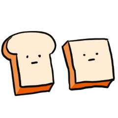[LINEスタンプ] 食パンたちの策略