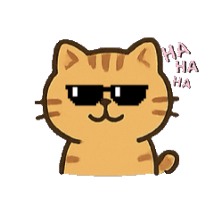 [LINEスタンプ] 動く茶トラ猫