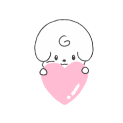 [LINEスタンプ] 日常のしろいぬ