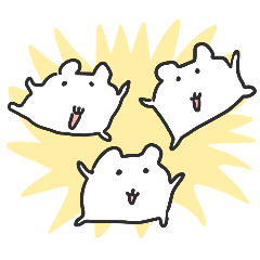 [LINEスタンプ] 不良ハム、ハムギュちゃん 2