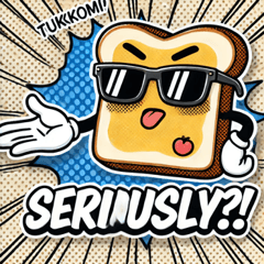 [LINEスタンプ] ツッコミトーストの日常