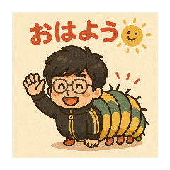 [LINEスタンプ] ケム男のスタンプ